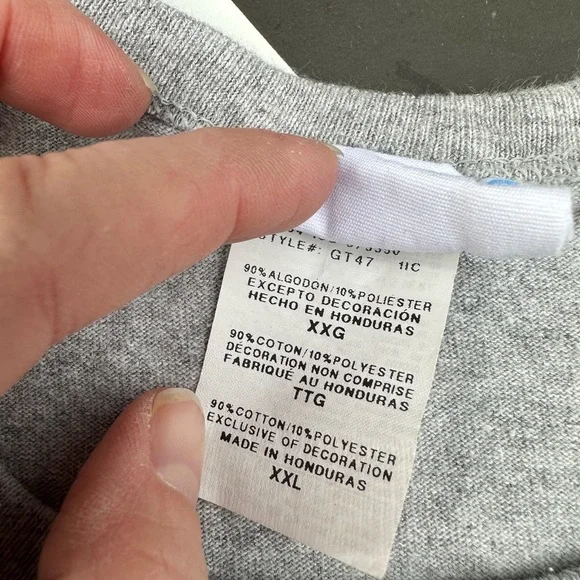 Men’s Champion Long Sleeve Light Sweatshirt, Big & Tall - Picture 4 of 8